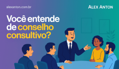 Ilustração de uma reunião corporativa com a pergunta 