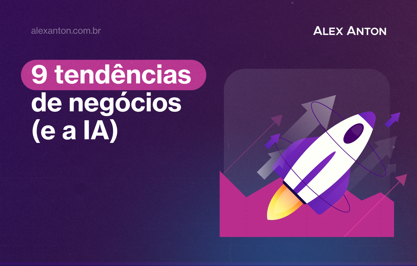Banner do Alex Anton sobre 