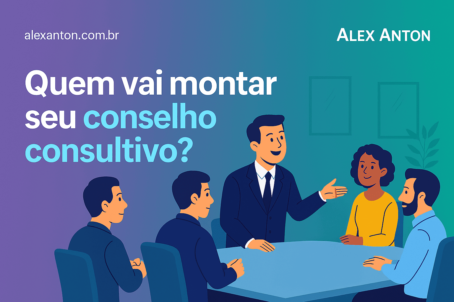 Banner do Alex Anton com a pergunta 